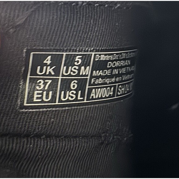 Dr. Martens Dorrian AirWair Black Leather Chelsea Ankle Boot Women 6 Grunge Goth - Picture 9 of 12